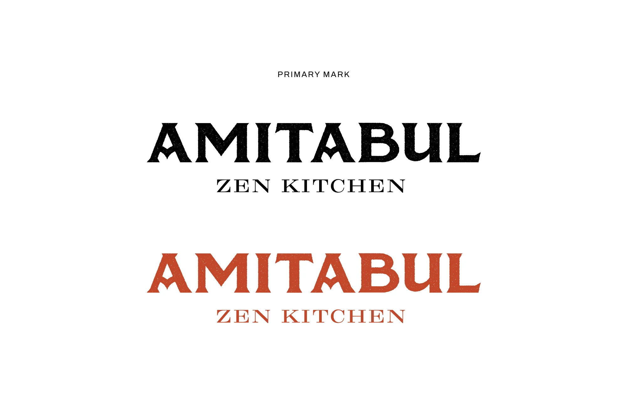 Primary mark: Amitabul Zen Kitchen wordmark