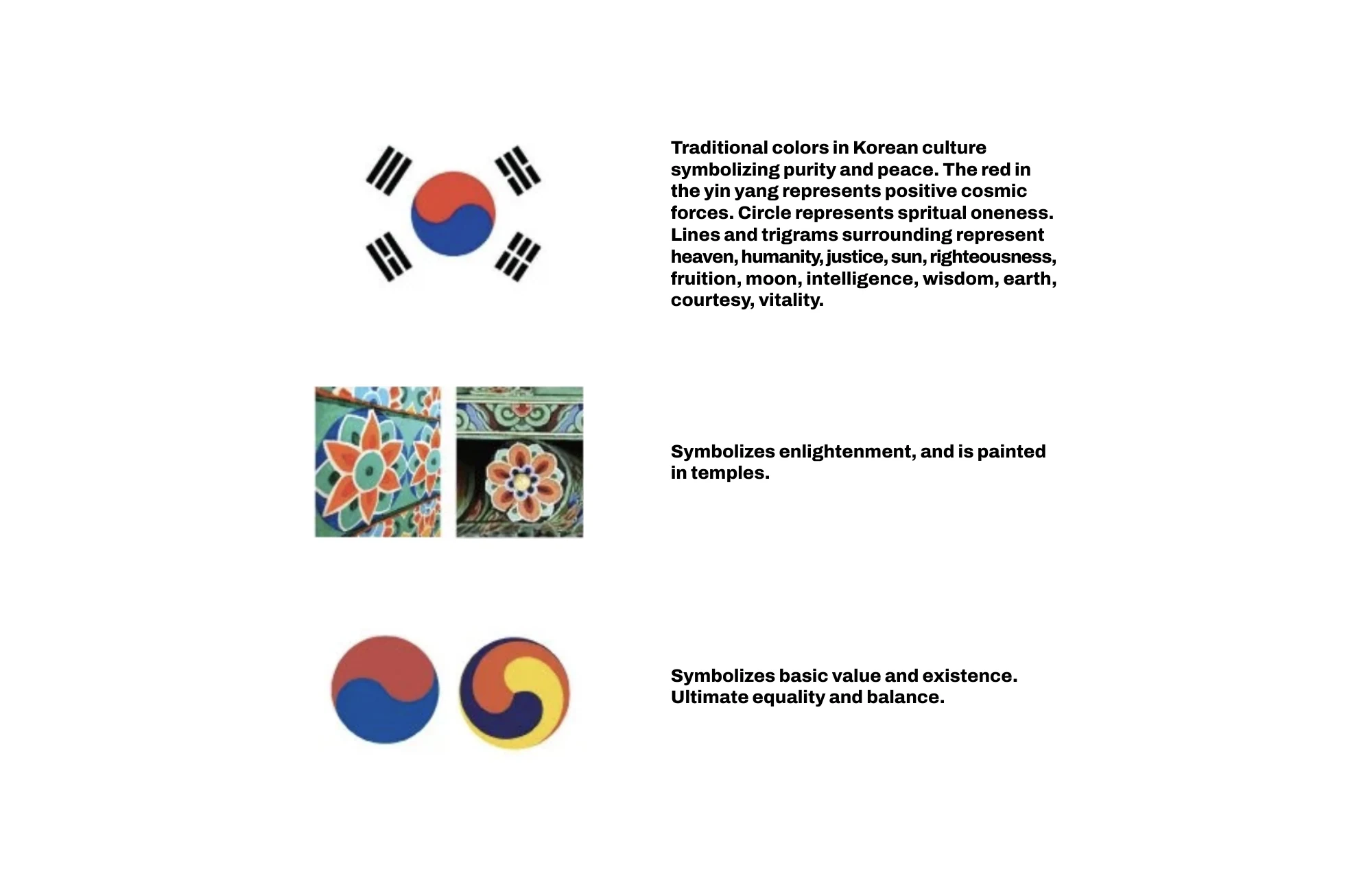 Meaning behind the Korean flag, danch’eong and taegeuk