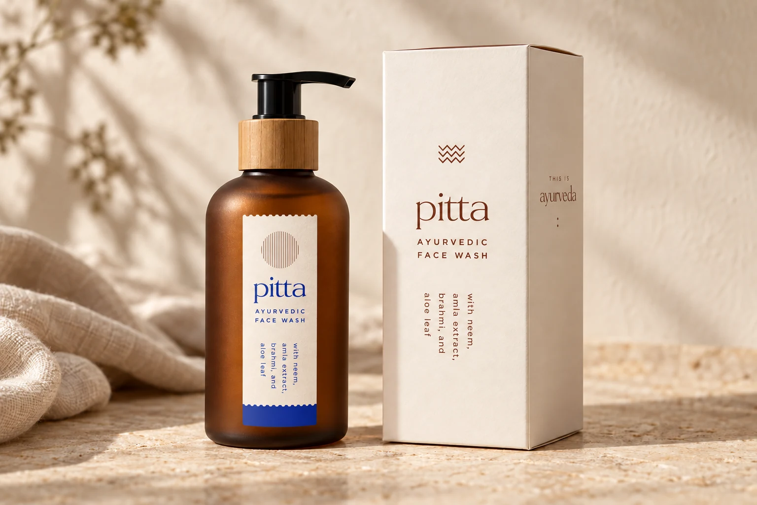 Pitta face wash and box
