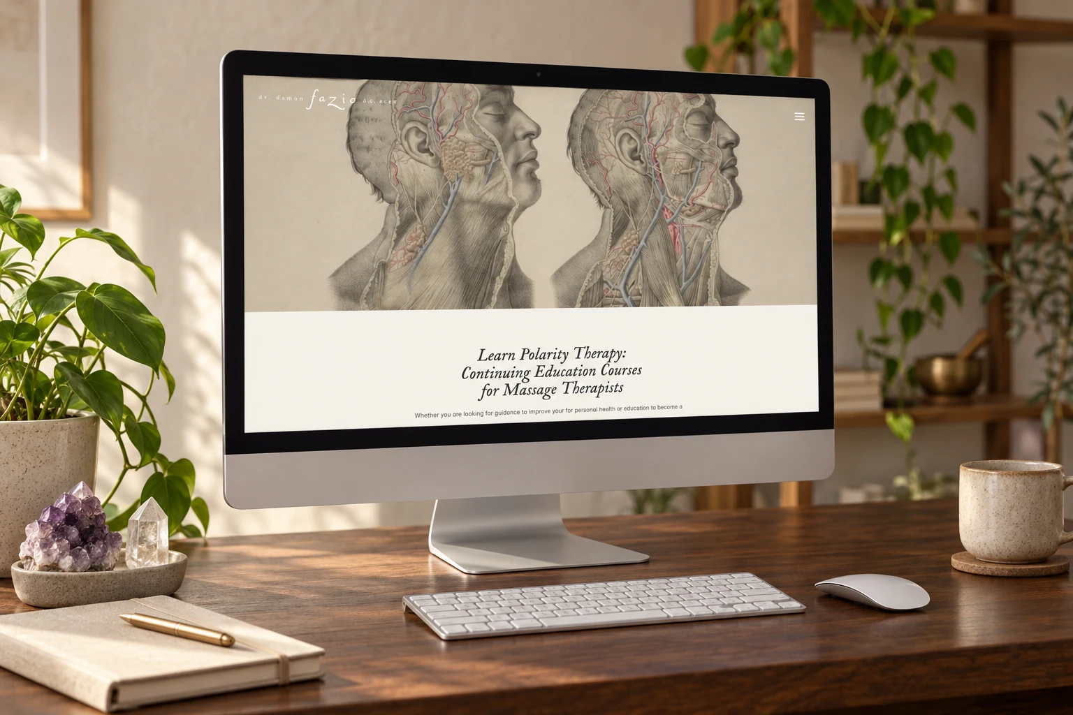 Website for Dr. Fazio’s Continuing Education courses for massage therapists.